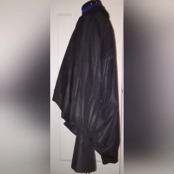 CQ by CQ (Caribbean Queen) Women's oversized S/M black puffy blouse polished - Picture 4 of 8